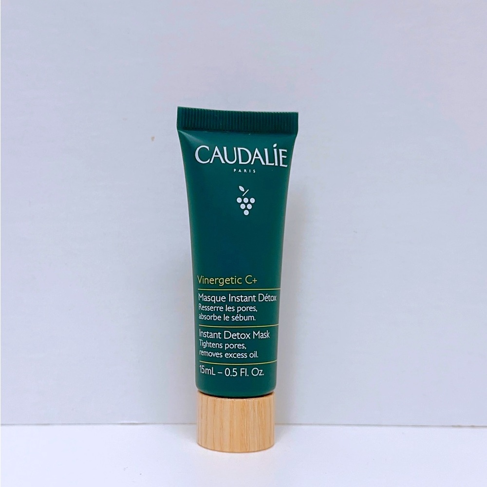Caudalie Vinergetic C+ Instant Detox Mask Tightens Pores Remove Excess Oil 0.5oz